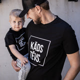 T-kreklu komplekts KĀDS TĒVS. TĀDS DĒLS