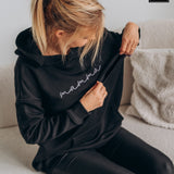 Oversize hūdijs MAMMA, grūtniecēm un barojošām māmiņām