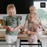 T-krekls ar volāniem MAZĀ/LIELĀ MĀSA