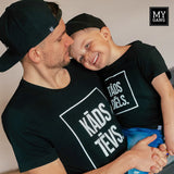 T-kreklu komplekts KĀDS TĒVS. TĀDS DĒLS