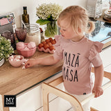 T-krekls ar volāniem MAZĀ/LIELĀ MĀSA