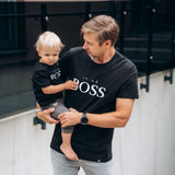T-kreklu komplekts IT KĀ BOSS un ĪSTAIS BOSS