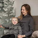 Tumši pelēka Hūdijkleita MAMMA