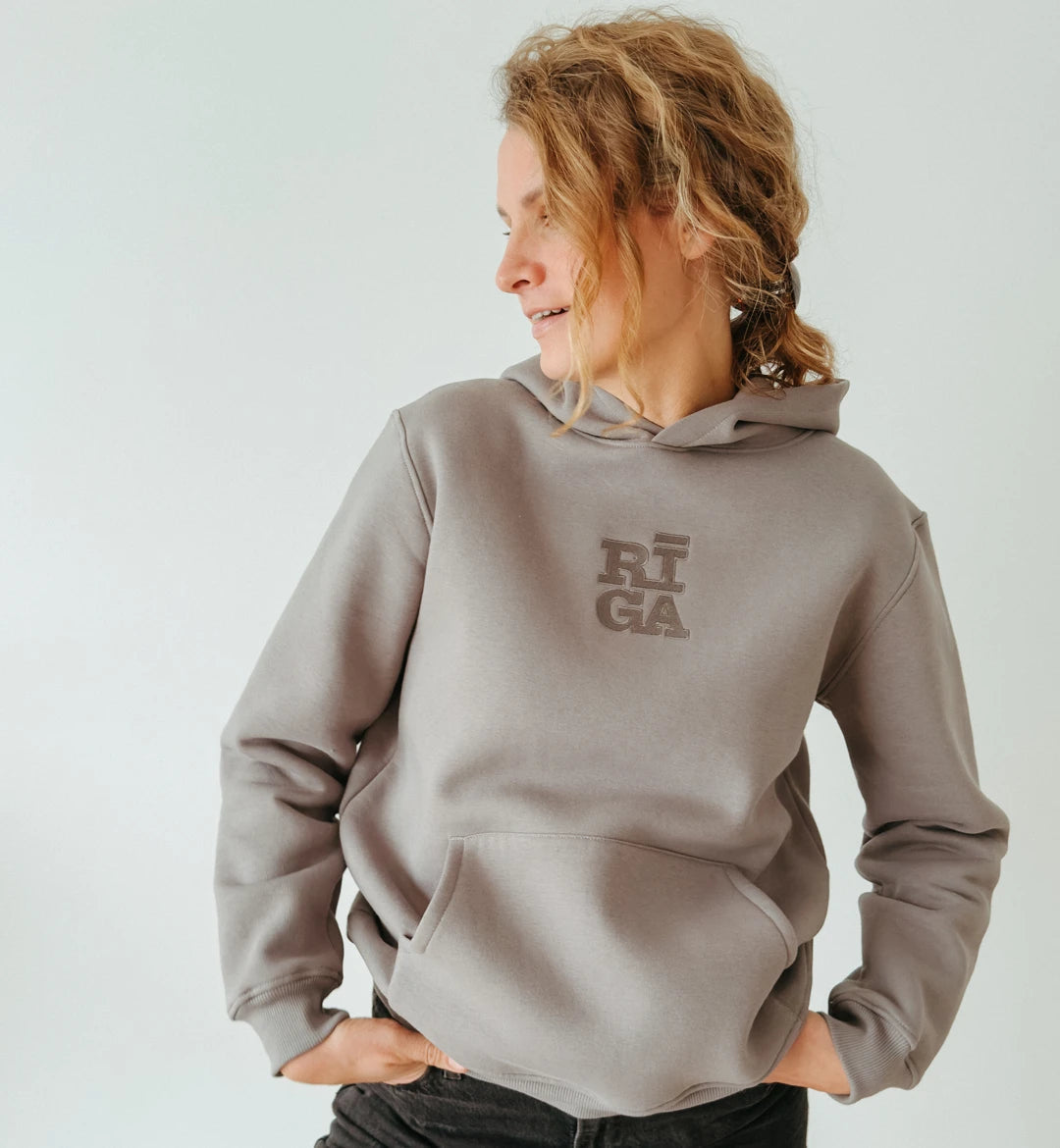 Sieviešu hūdijs Riga Original® (Melange)