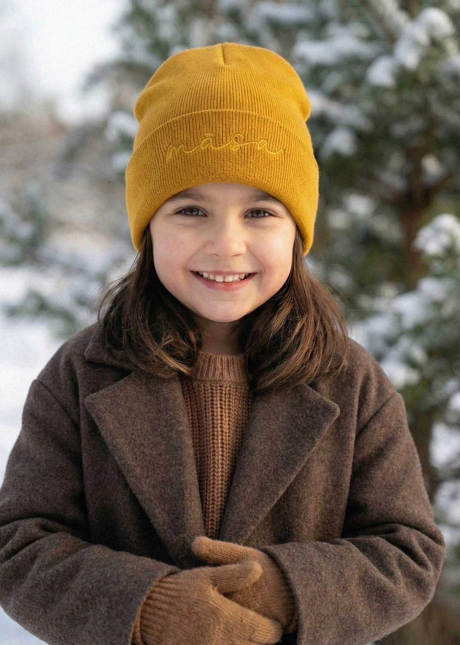 Adīta cepure MĀSA(3-5 gadi)