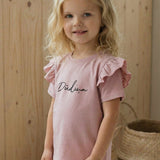 T-krekls ar volāniem DŪDIŅA 