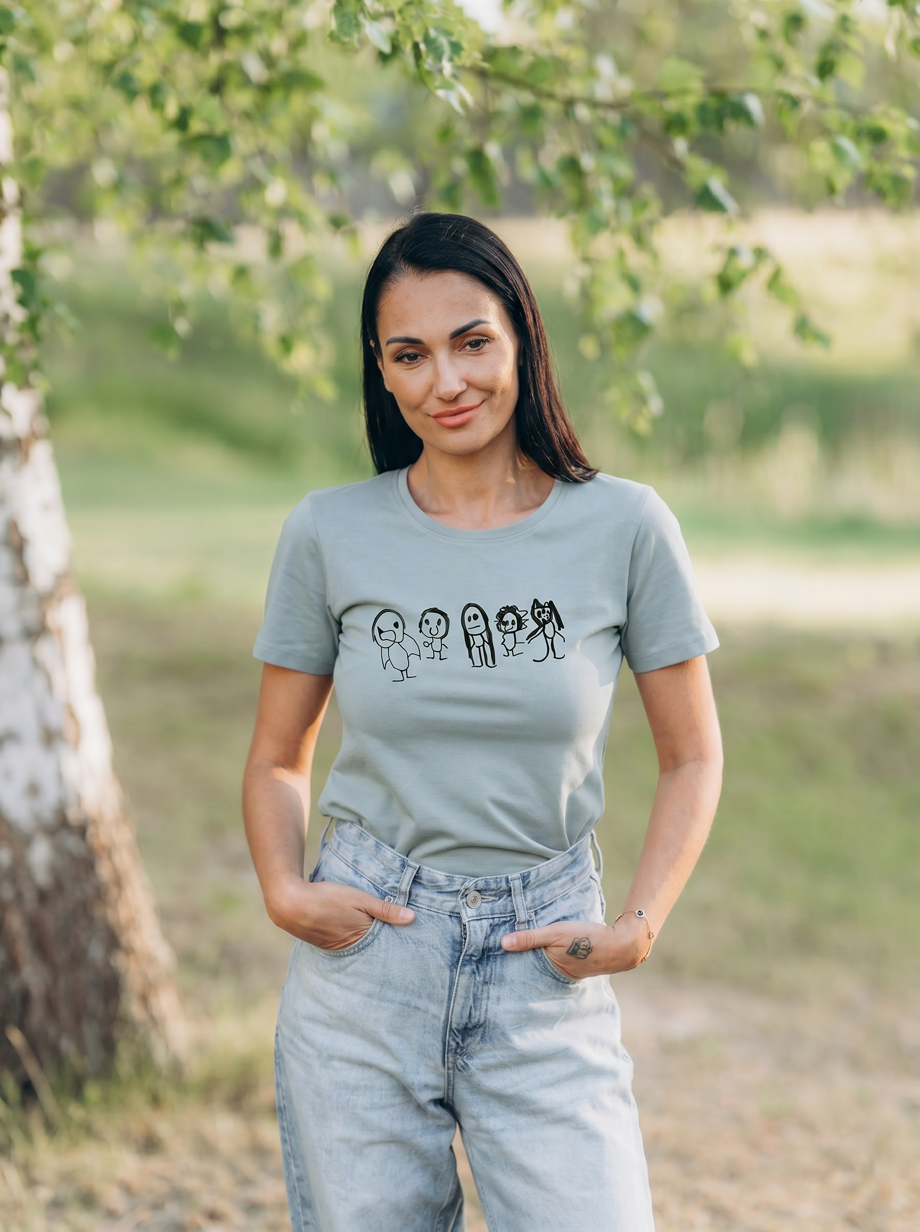 Sieviešu t-krekls ar personalizāciju