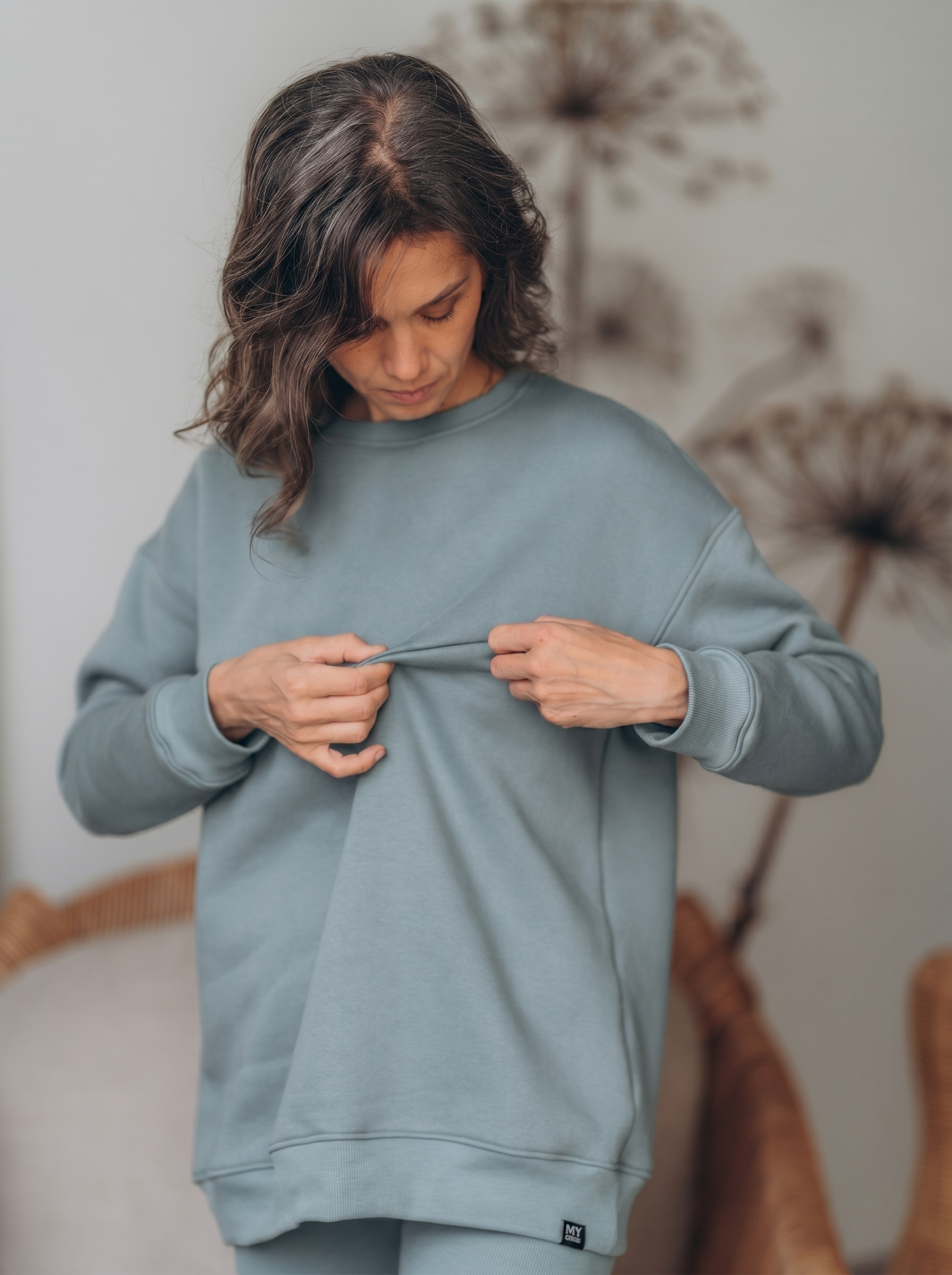 BASIC Oversize džemperis, grūtniecēm un barojošām māmiņām