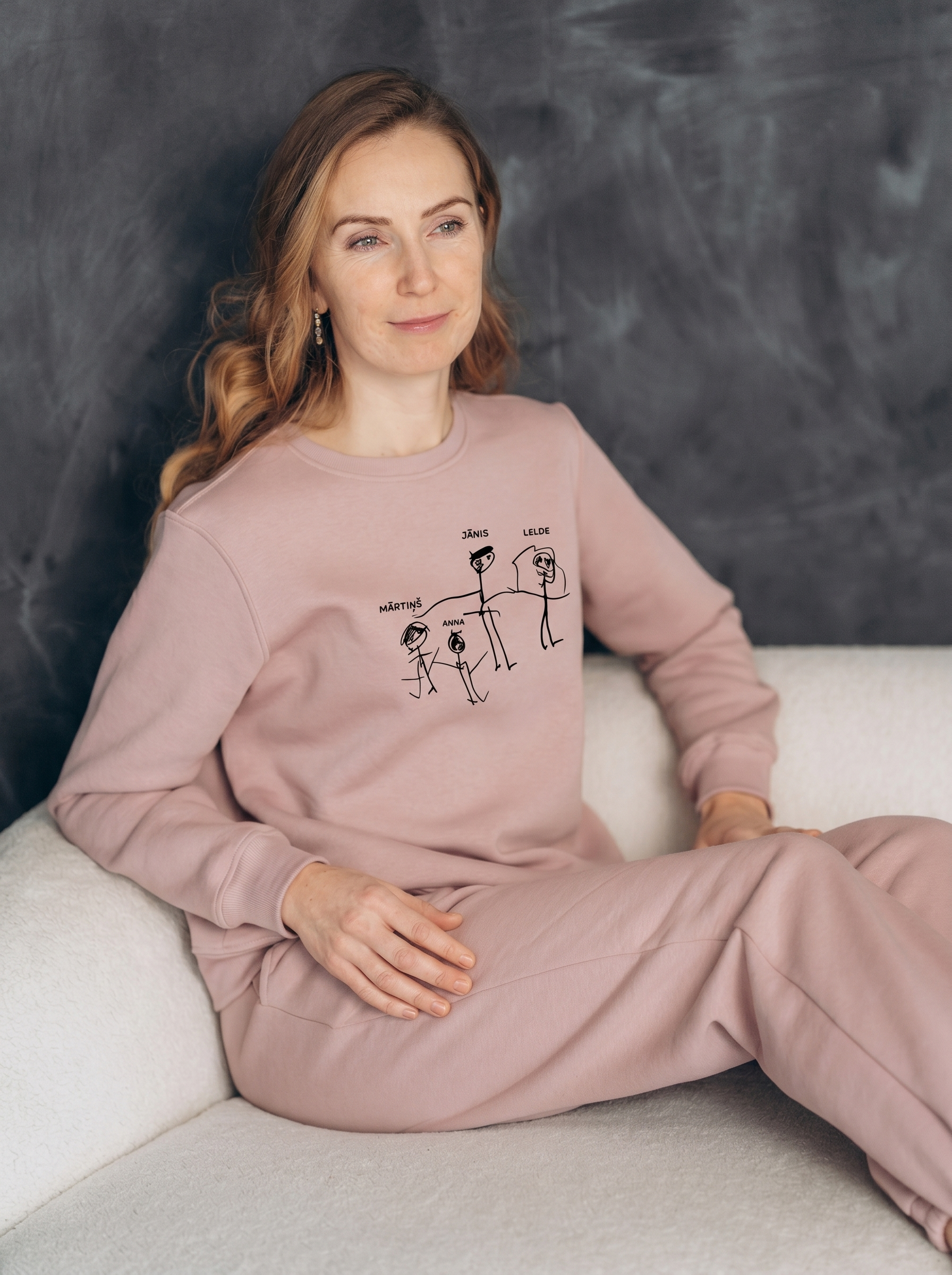 Sieviešu Džemperis vai Hūdijs ar personalizāciju (druka)