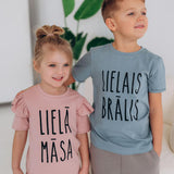 T-krekls ar volāniem MAZĀ/LIELĀ MĀSA 